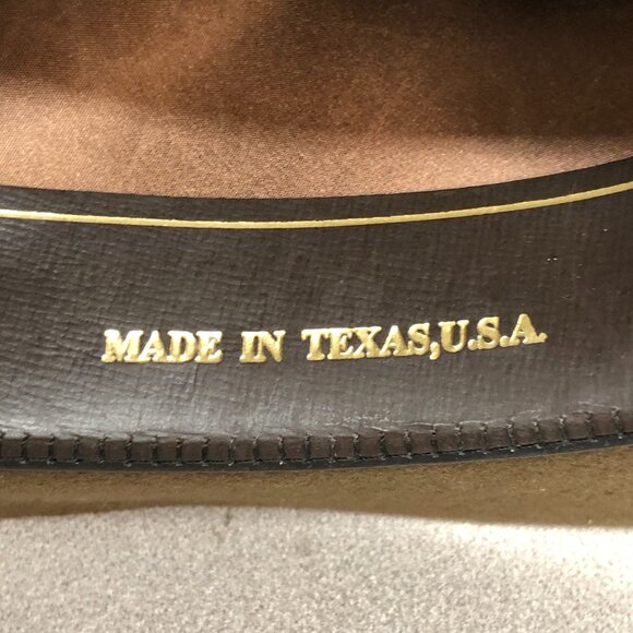 Stallion by Stetson Khaki Wool Lamesa Hat Size 7 5/8 - Picture 6 of 8